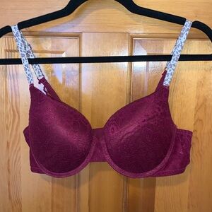 No Boundaries, Underwired, Lace, Push Up Bra, Size: 36D